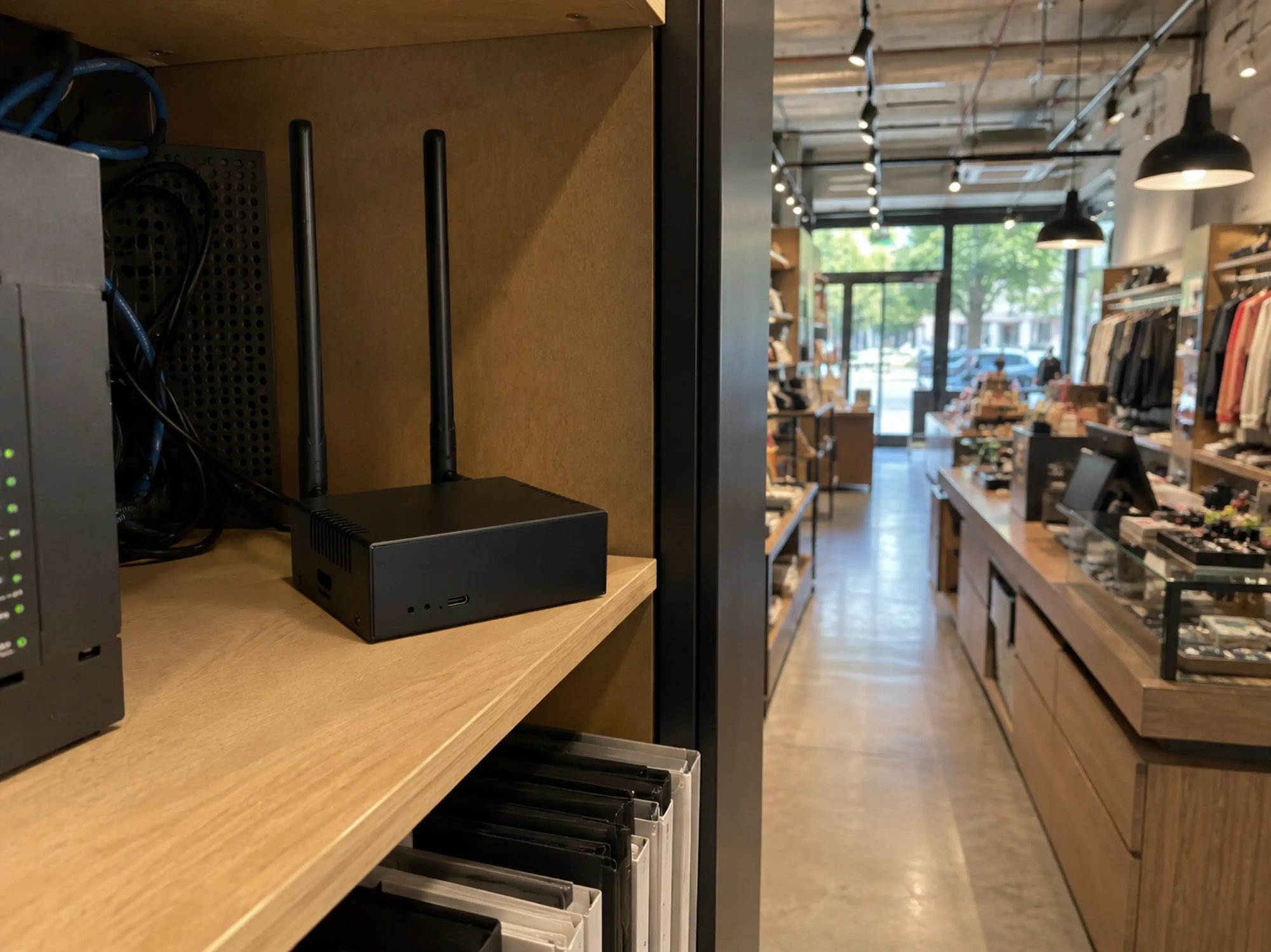 Spyke Box in a Retail Setting